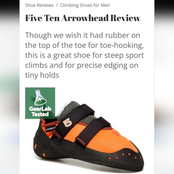 new rock climbing shoes - Picture 3 of 3